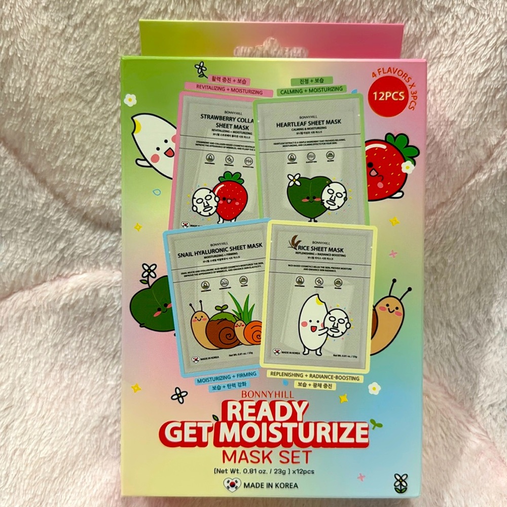 BONNYHILL Ready Get Moisturize Mask Set (12 Sheets)